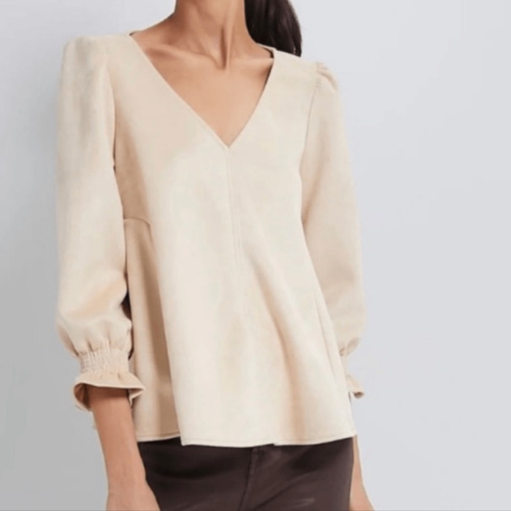 Tuckernuck Faux Suede Easton Top